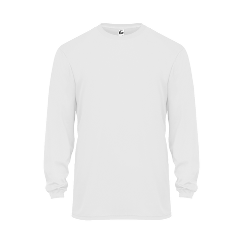 Badger Sport C2 L/S Tee (510400-002704), Color 'White'